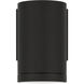 Plaza 100 LED 6.3 inch Black Outdoor Wall Mount